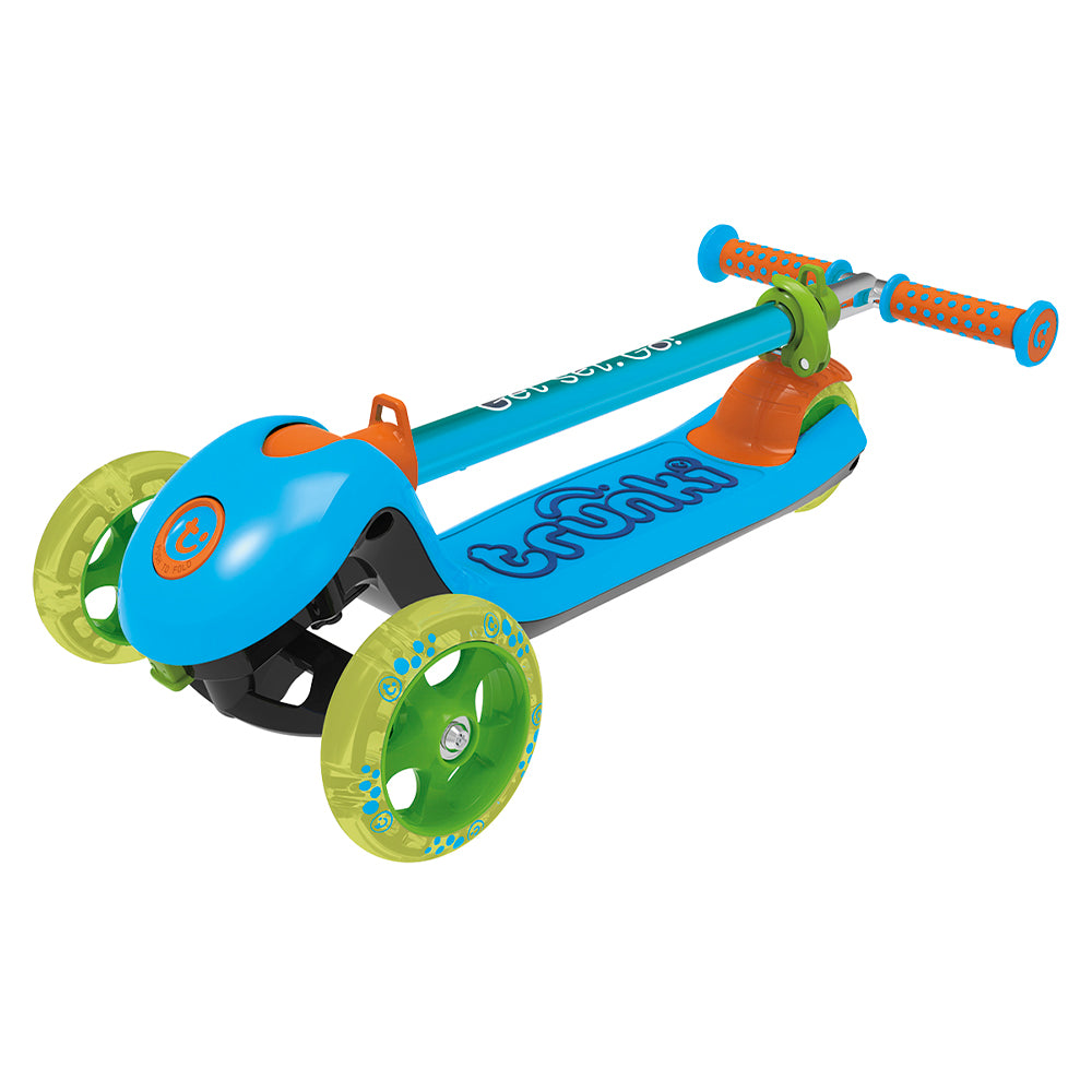 Trunki Trottinette pliante à 3 roues - Petite 2-5 ans (Bleue)
