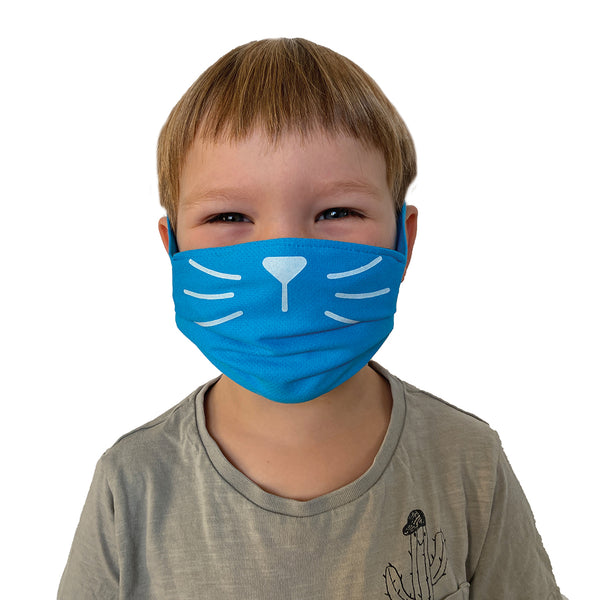 Masques Faciaux Lavables - Bleu