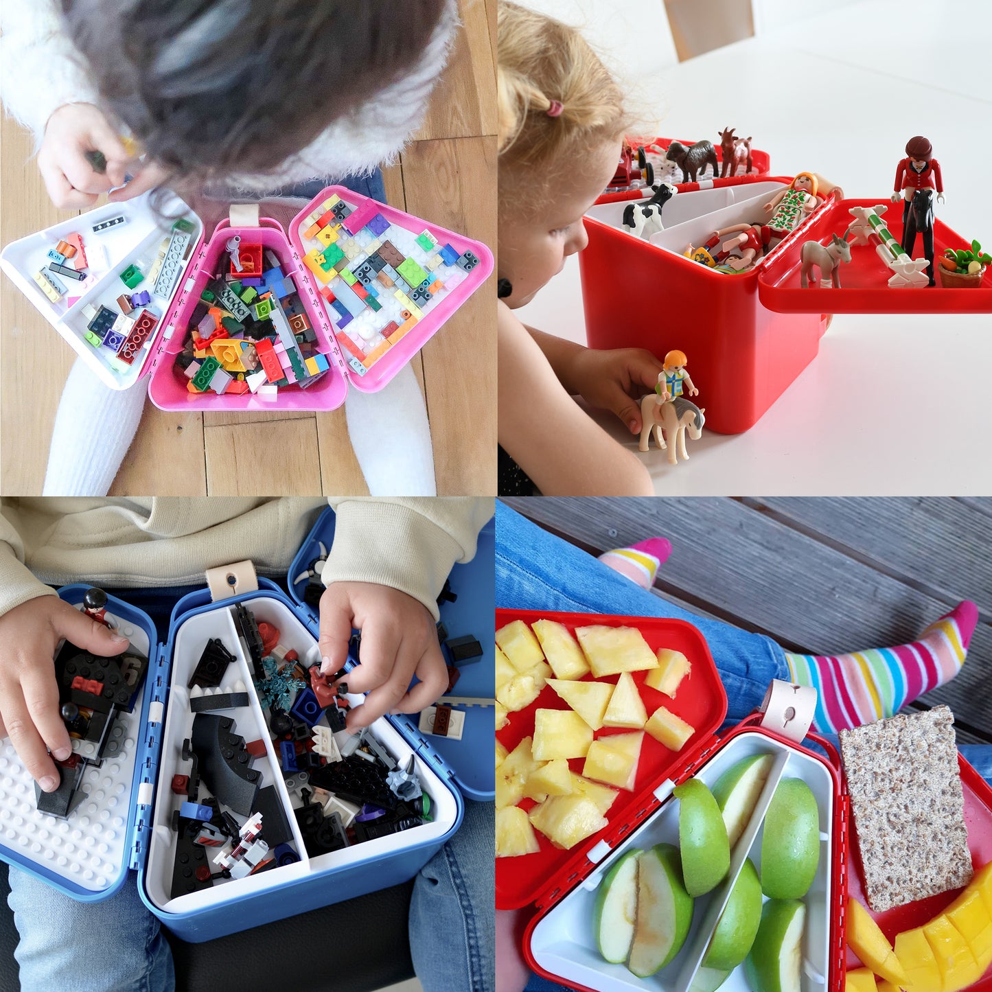 Boîte à jouets & Plateau de jeu TeeBee – Sarcelle